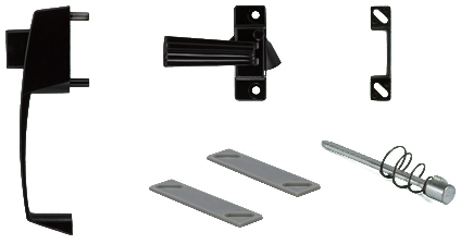 Out-swinging door handle set
